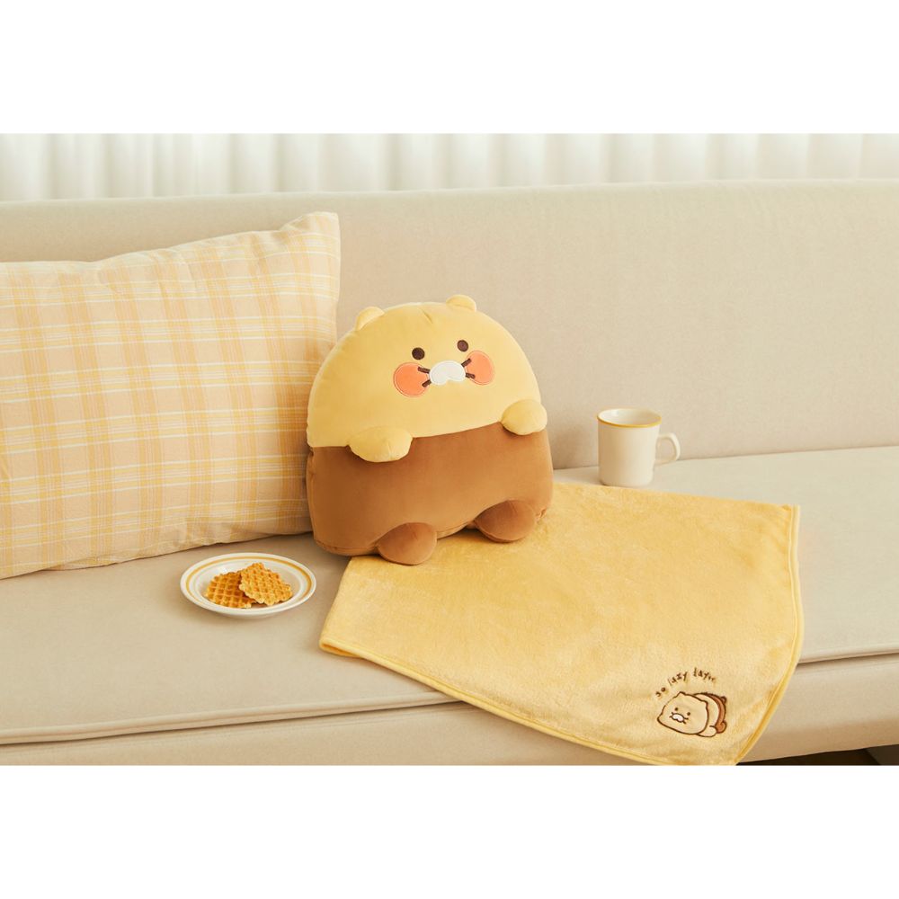 Kakao Friends - Choonsik Cozy Car Cushion Blanket