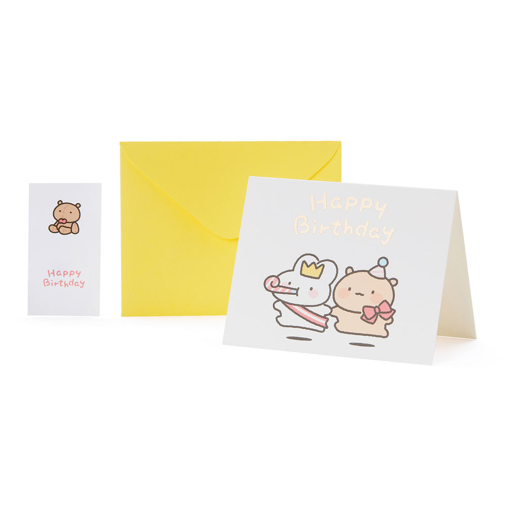 Kakao Friends - Tosim & Tomung Happy Birthday Card Set