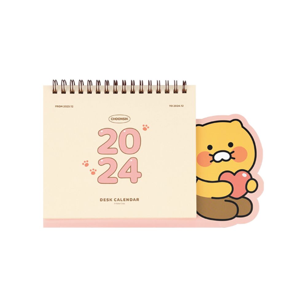 Kakao Friends - Choonsik Heart 2024 Desk Calendar