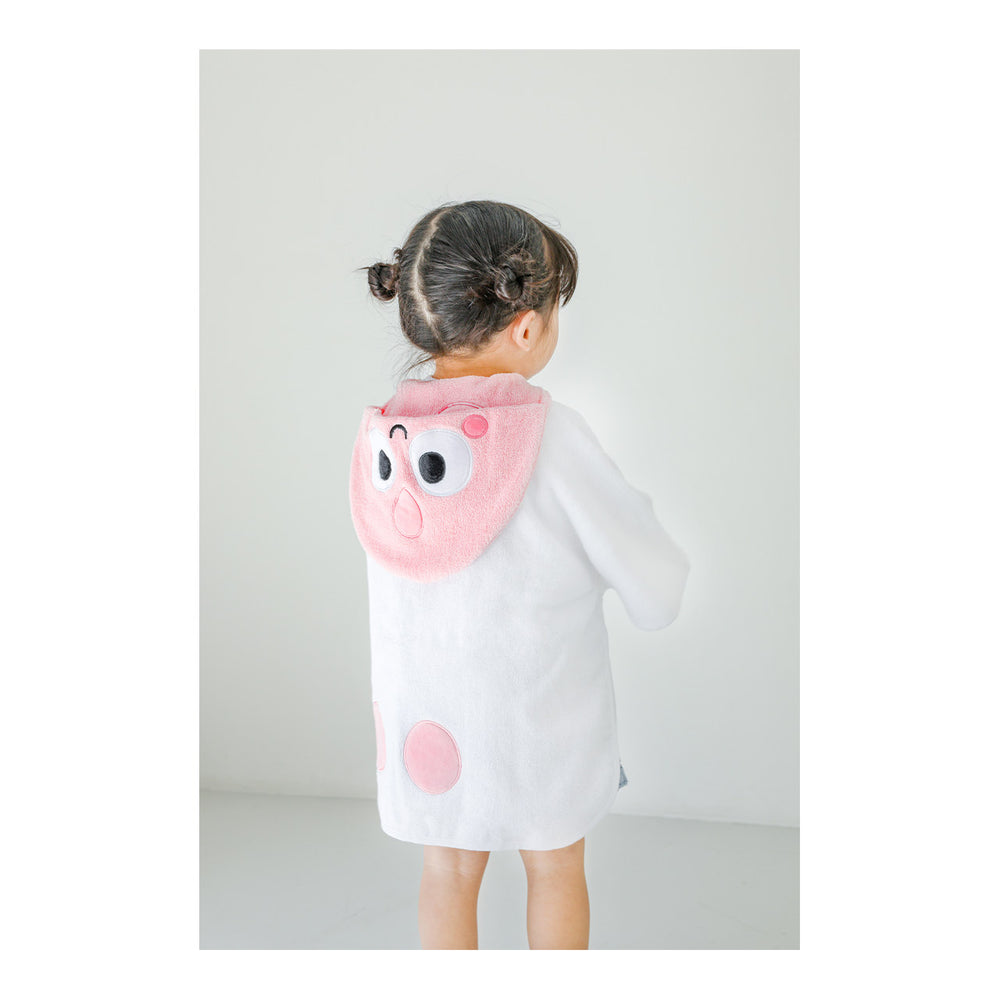 Kakao Friends - Sweet Apeach Hooded Towel Blanket