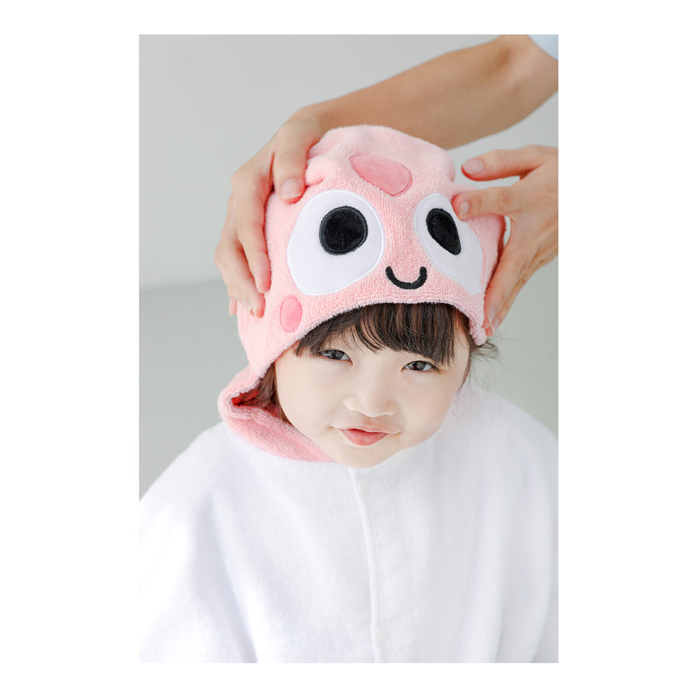 Kakao Friends - Sweet Apeach Hooded Towel Blanket