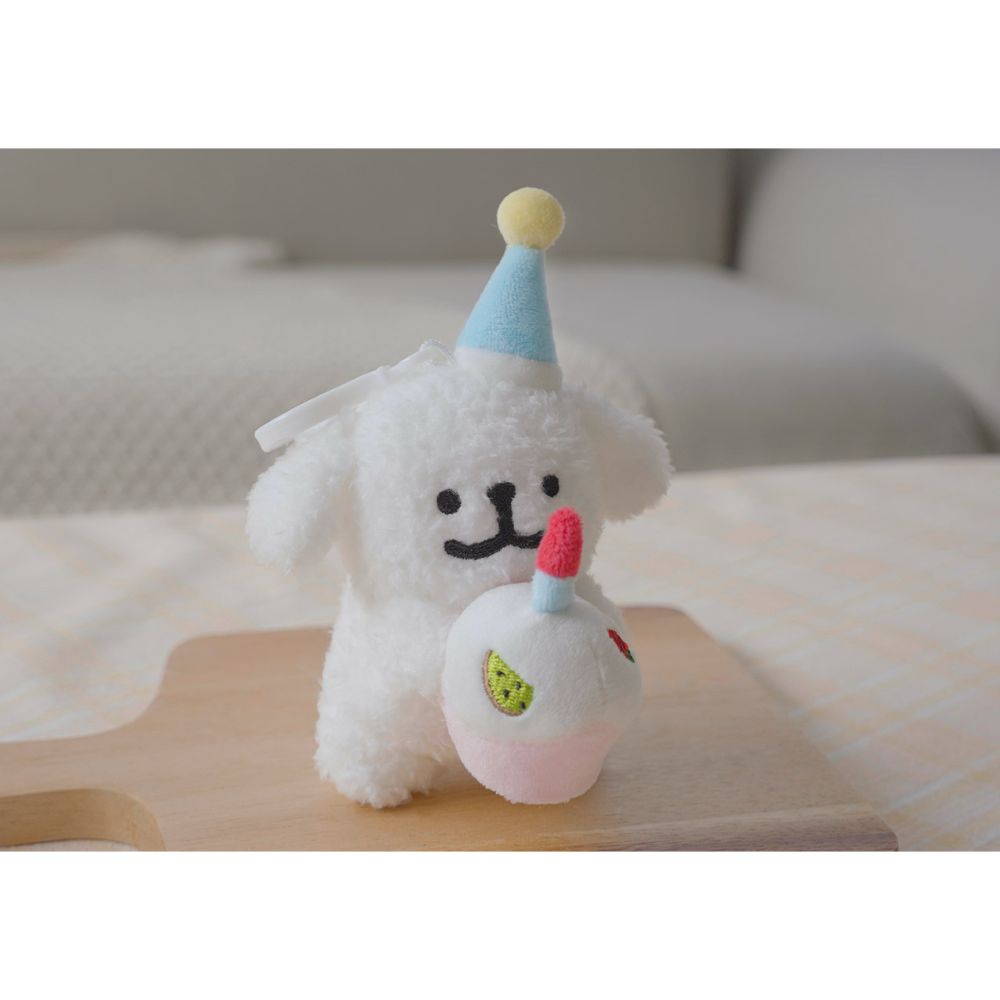 Kakao Friends - Good Wishes Maltese Figure Doll Keyring