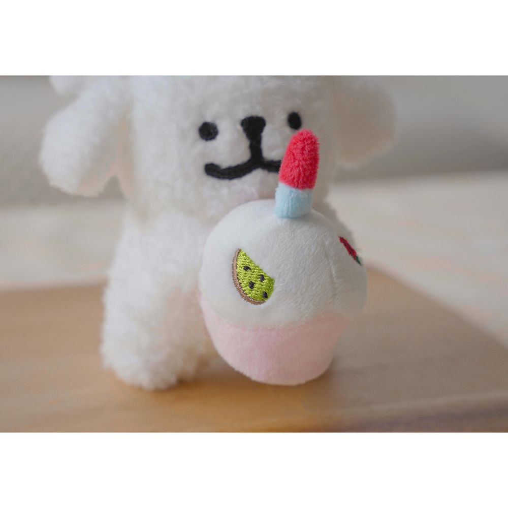 Kakao Friends - Good Wishes Maltese Figure Doll Keyring