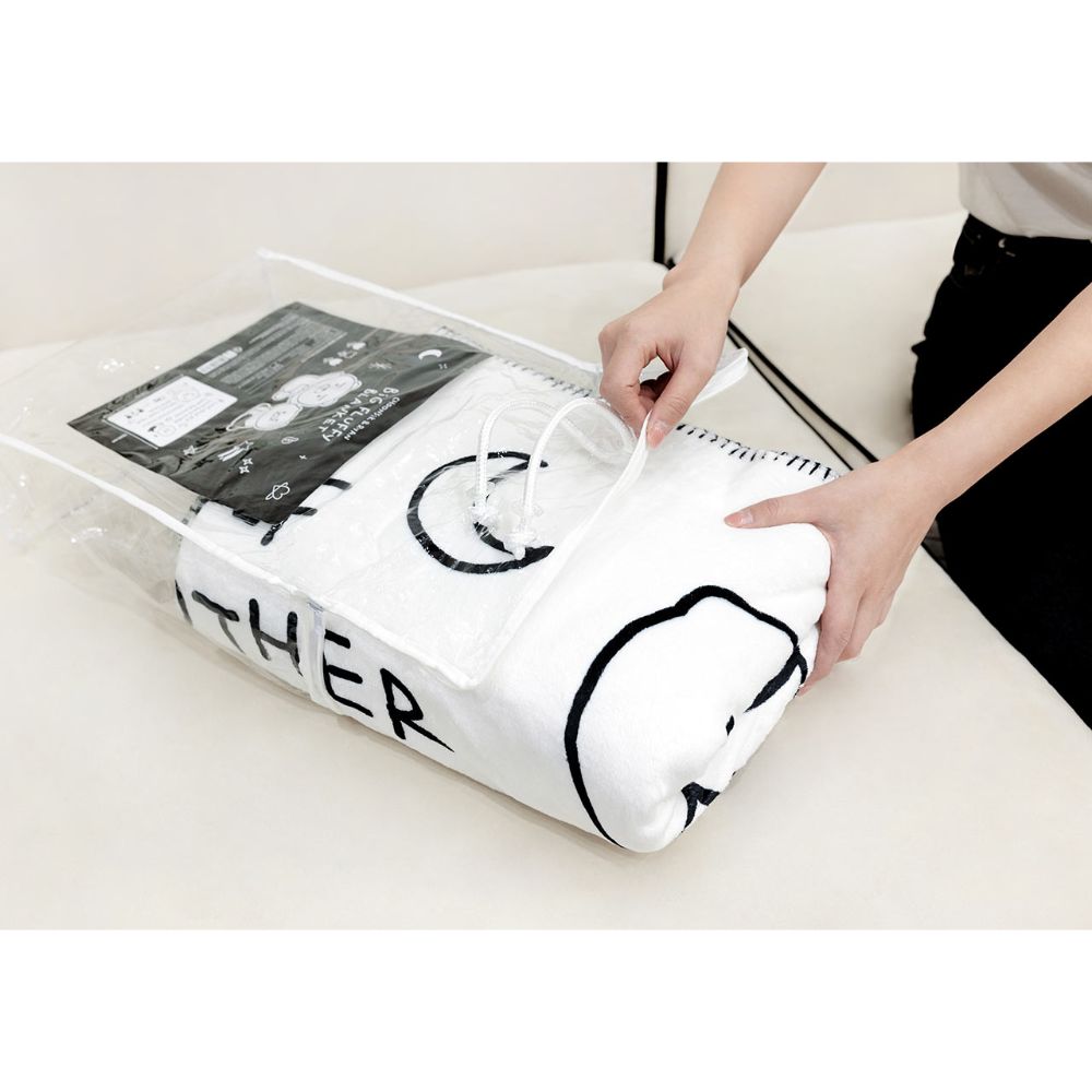 Kakao Friends - Doodle Doodle Ryan & Choonsik Large Fleece Blanket