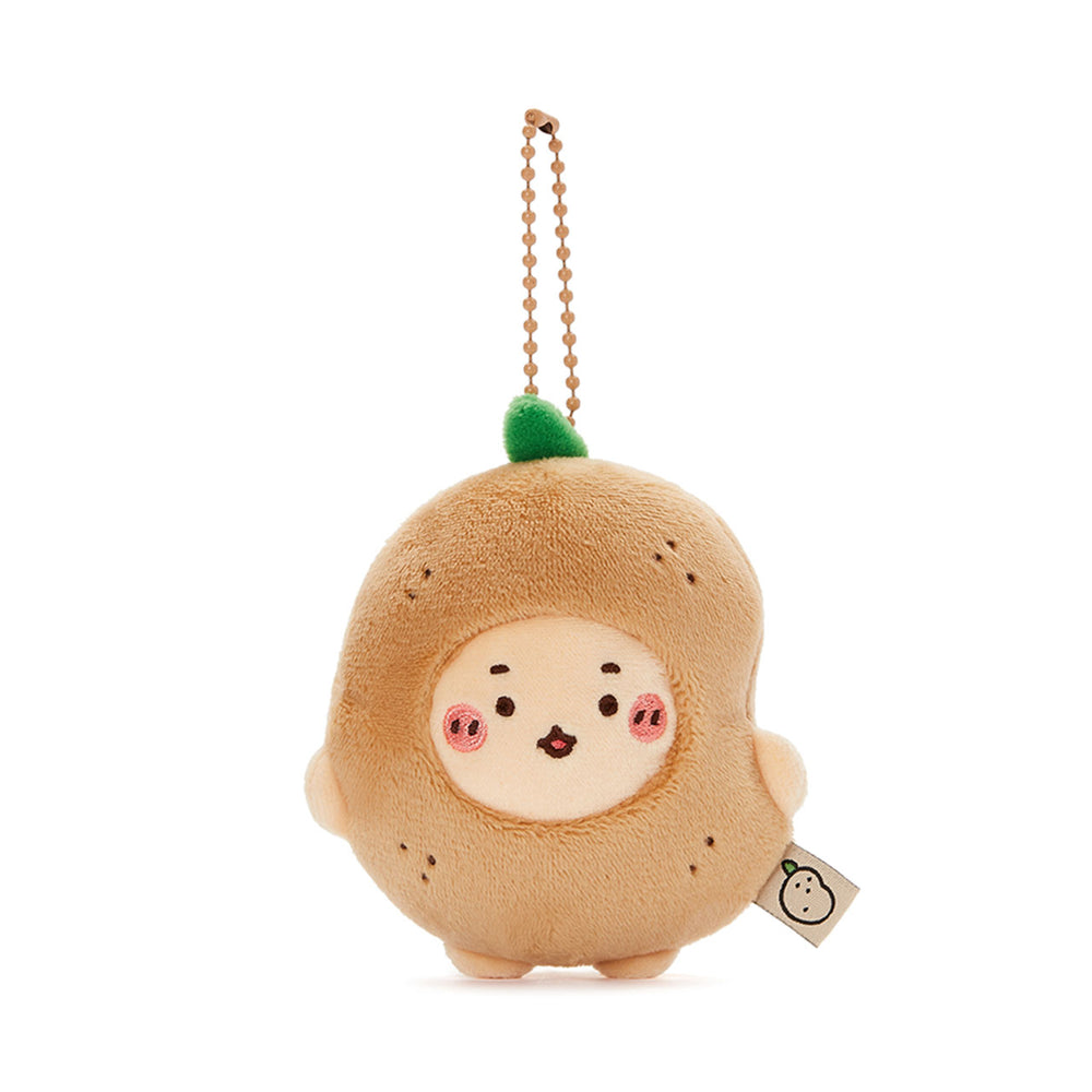 Kakao Friends - Badger Broken Bear Mini Doll Keyring