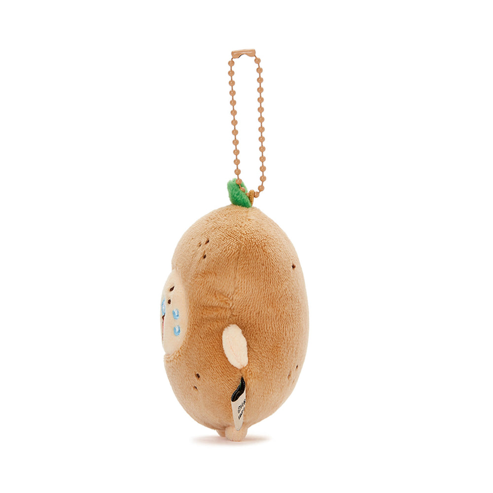 Kakao Friends - Potato Broken Bear Mini Doll Keyring