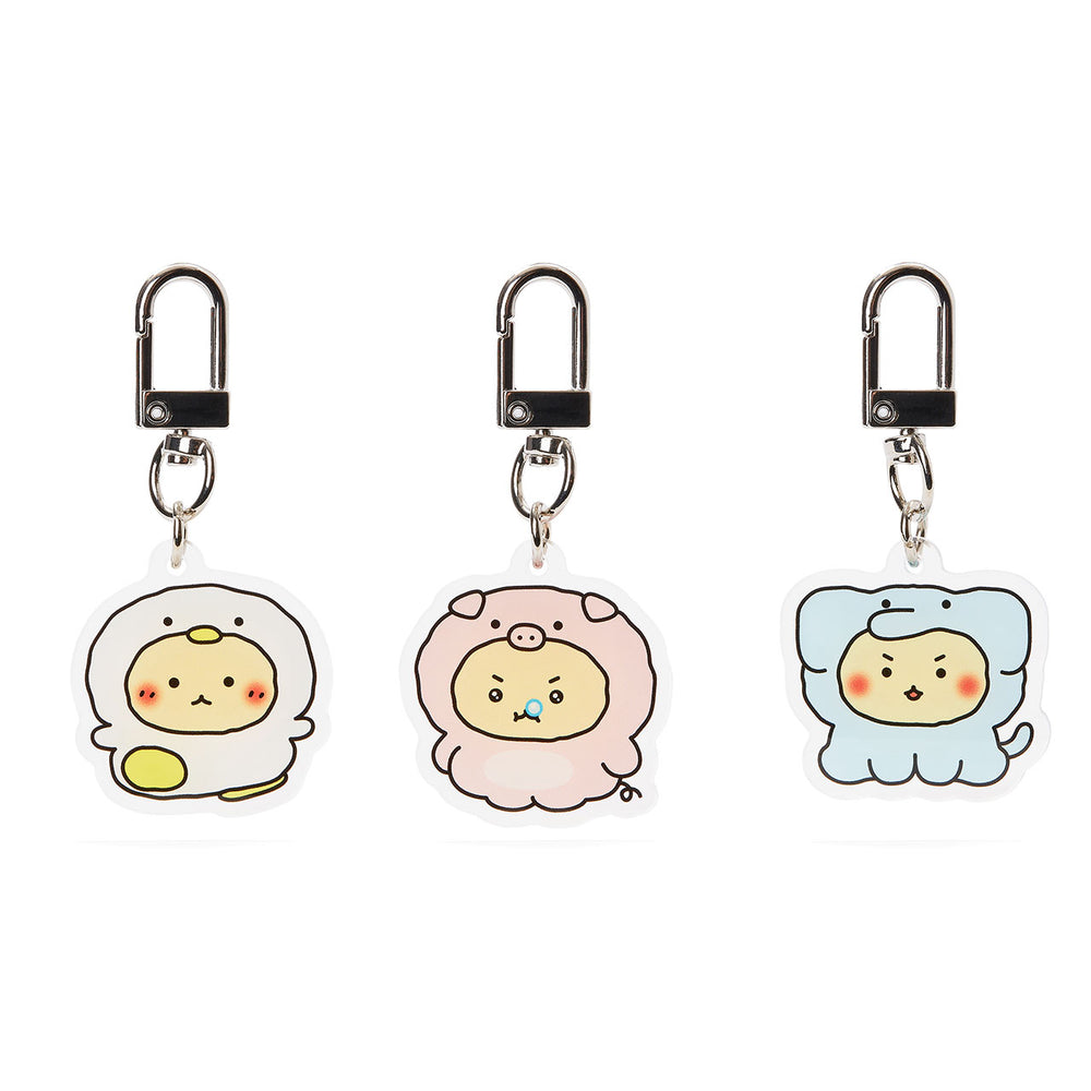 Kakao Friends - Broken Bear Animal Acrylic Keyring (Random)