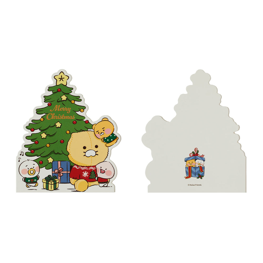 Kakao Friends - Dear My Santa Tree Christmas Card