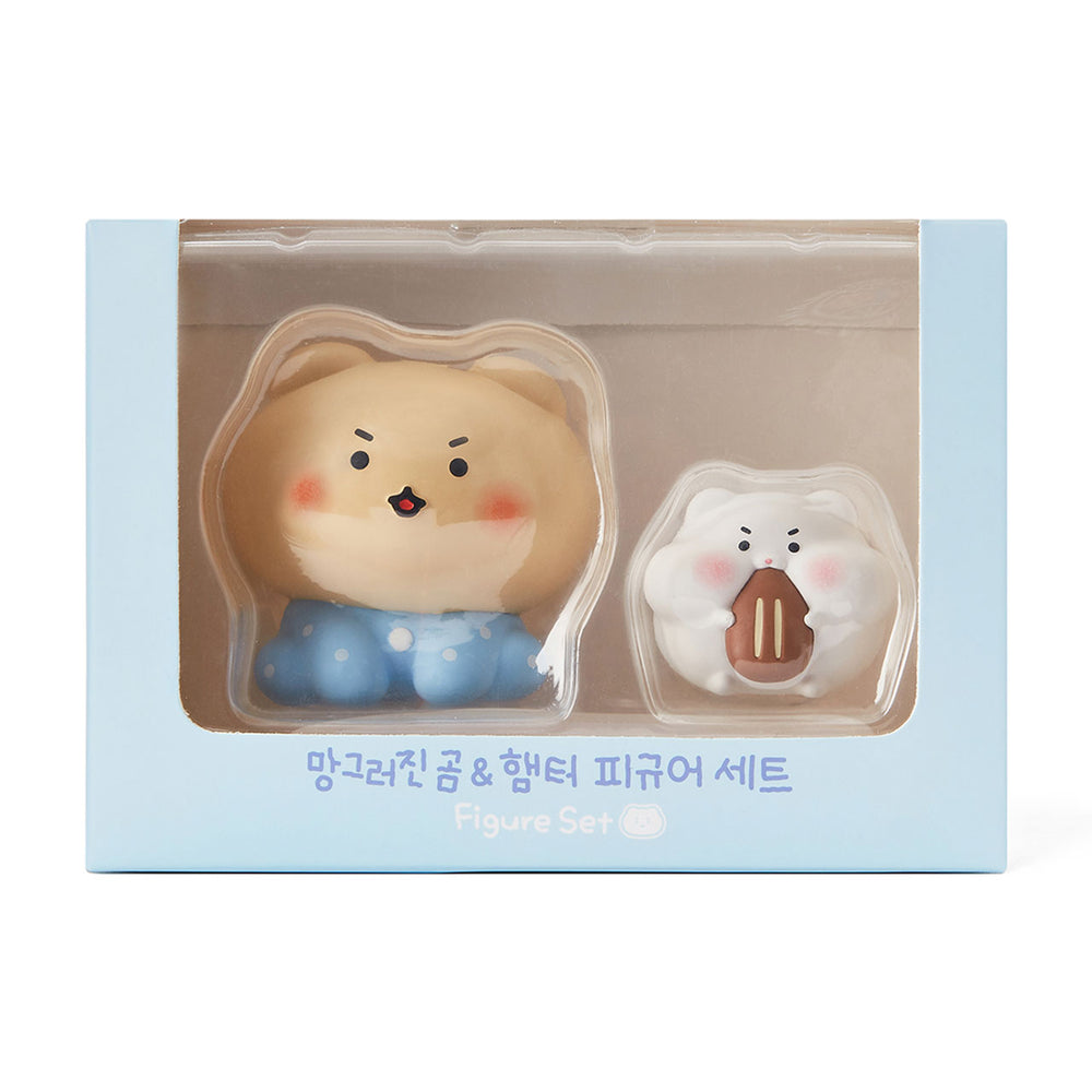 Kakao Friends - Broken Bear Hamster Figure Set