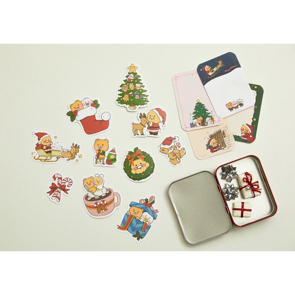 Kakao Friends - Dear My Santa Memo Paper Sticker Set