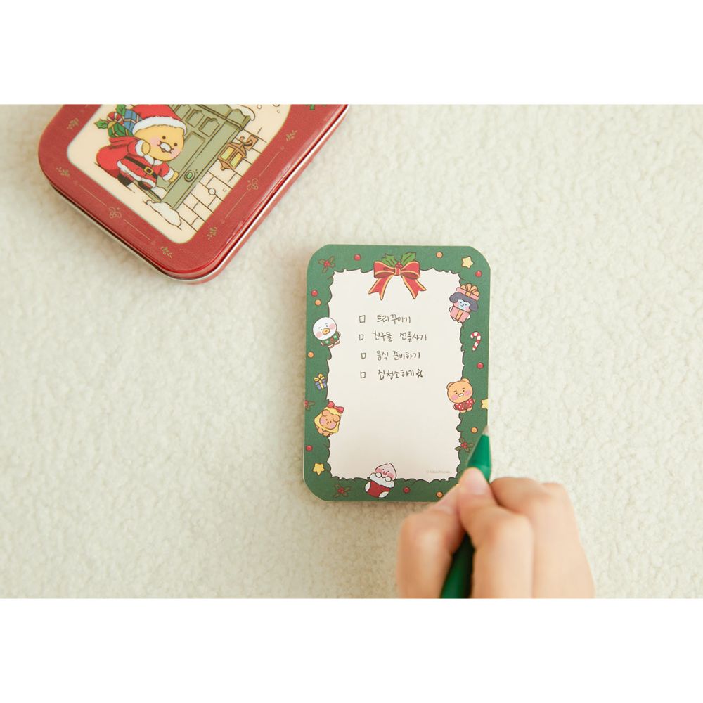 Kakao Friends - Dear My Santa Memo Paper Sticker Set