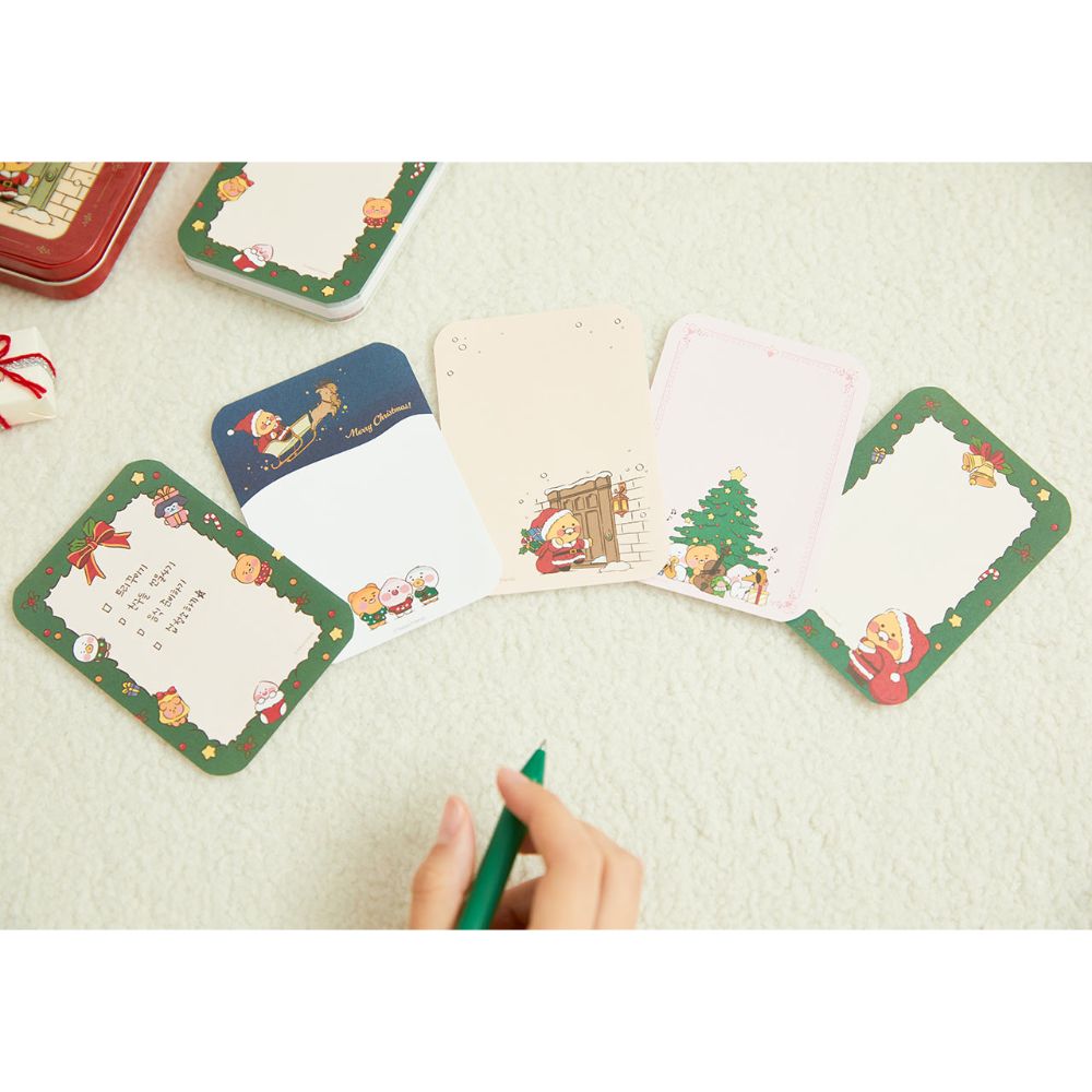 Kakao Friends - Dear My Santa Memo Paper Sticker Set