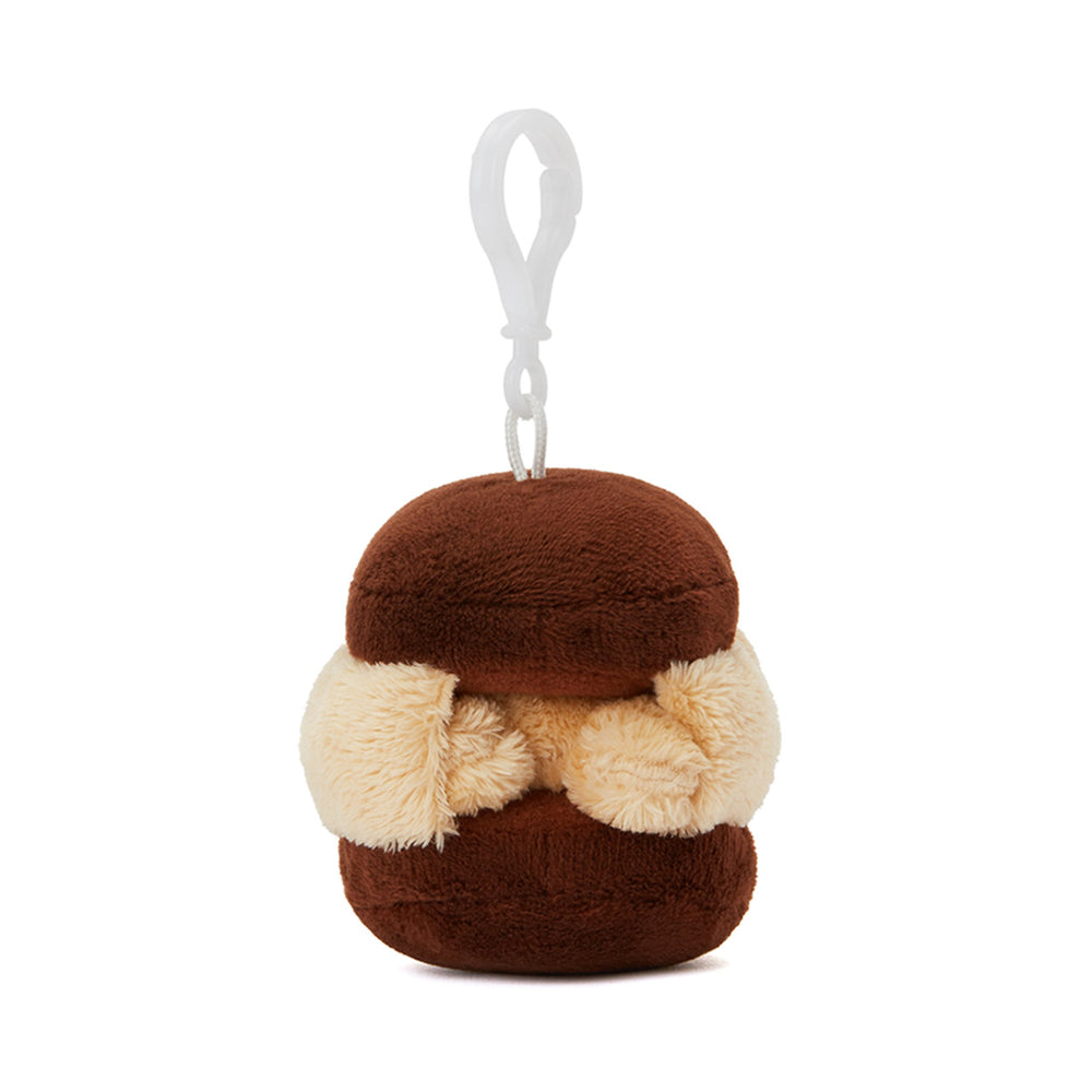 Kakao Friends - Retriever Macaron Sand Plush Doll Keyring