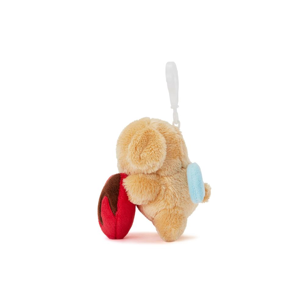 Kakao Friends - Retriever Angel Heart Plush Doll Keyring