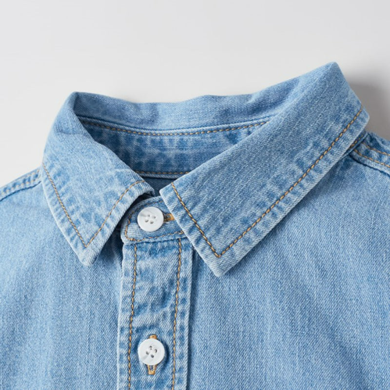 Denim Shirt - Light denim blue - Kids