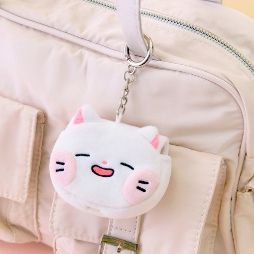 Meow Man - Earphone Pouch Keyring