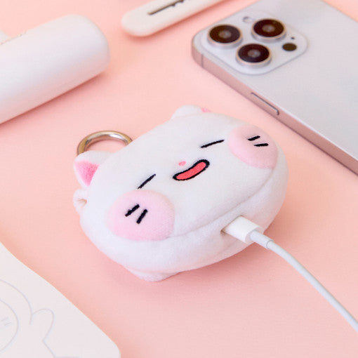 Meow Man - Earphone Pouch Keyring