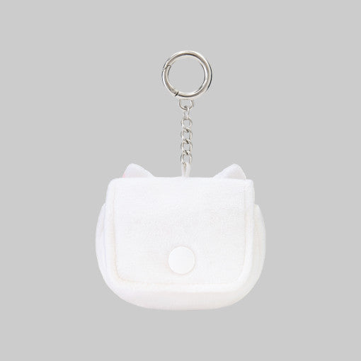 Meow Man - Earphone Pouch Keyring