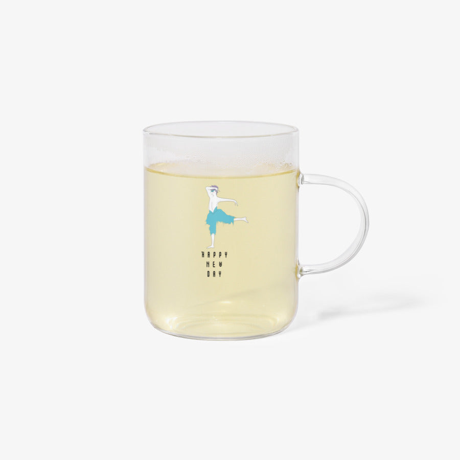 Bluemoon - Happy New Day Glass Mug