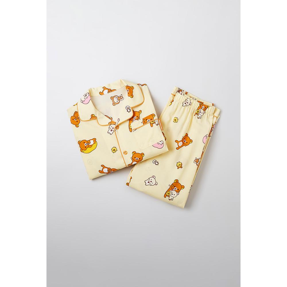 SPAO x Rilakkuma - Kuma's Free Time Long Sleeve Pajamas (Kids)