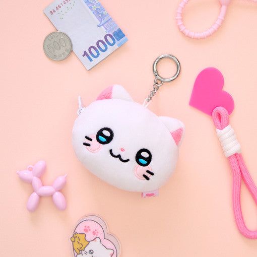 Meow Man - Coin Purse Keyring