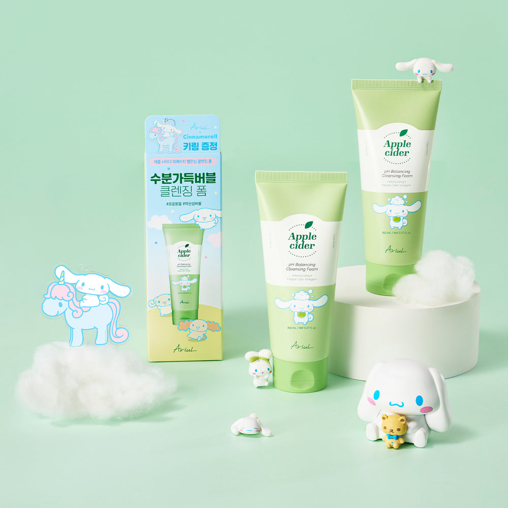 Ariul x Cinnamoroll - Apple Cider pH Balancing Cleansing Foam