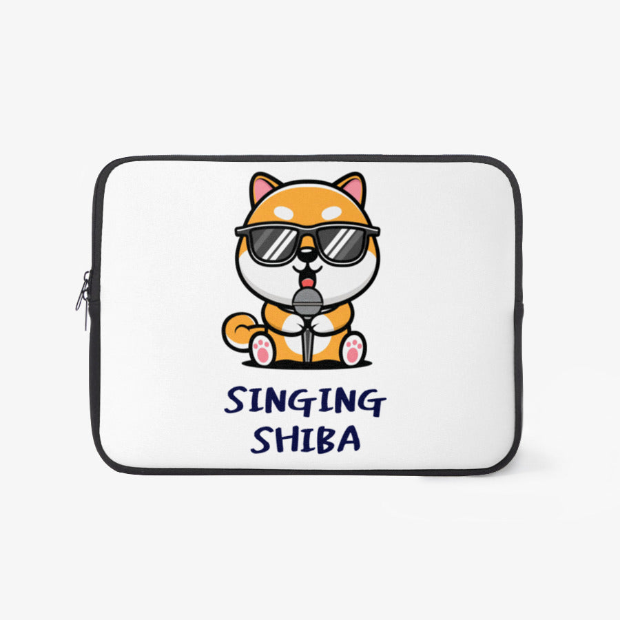 Ready to Go - Singing Shiba 15" Laptop Case