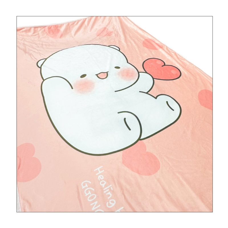 Ggongdal x Artrank - Healing Bear Blanket