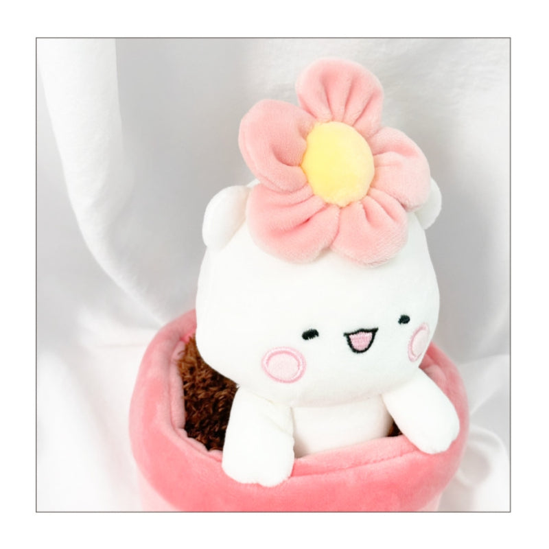 Ggongdal x Artrank - Healing Bear Flowerpot Doll