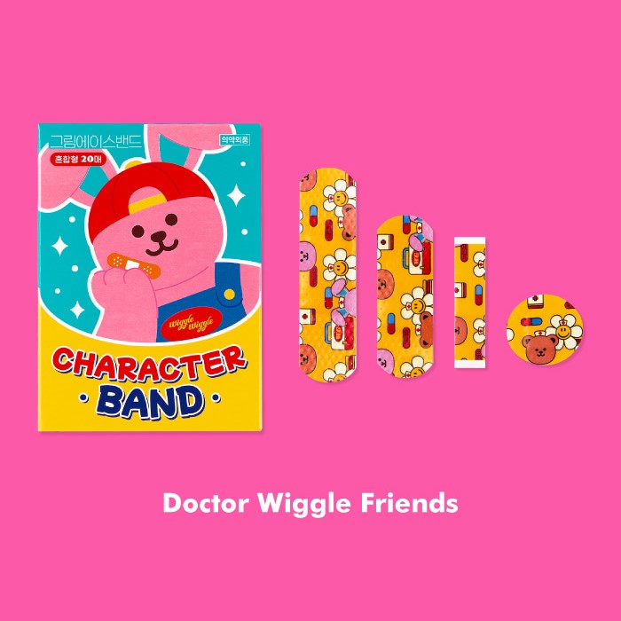 Wiggle Wiggle - Cutie Character Band Set