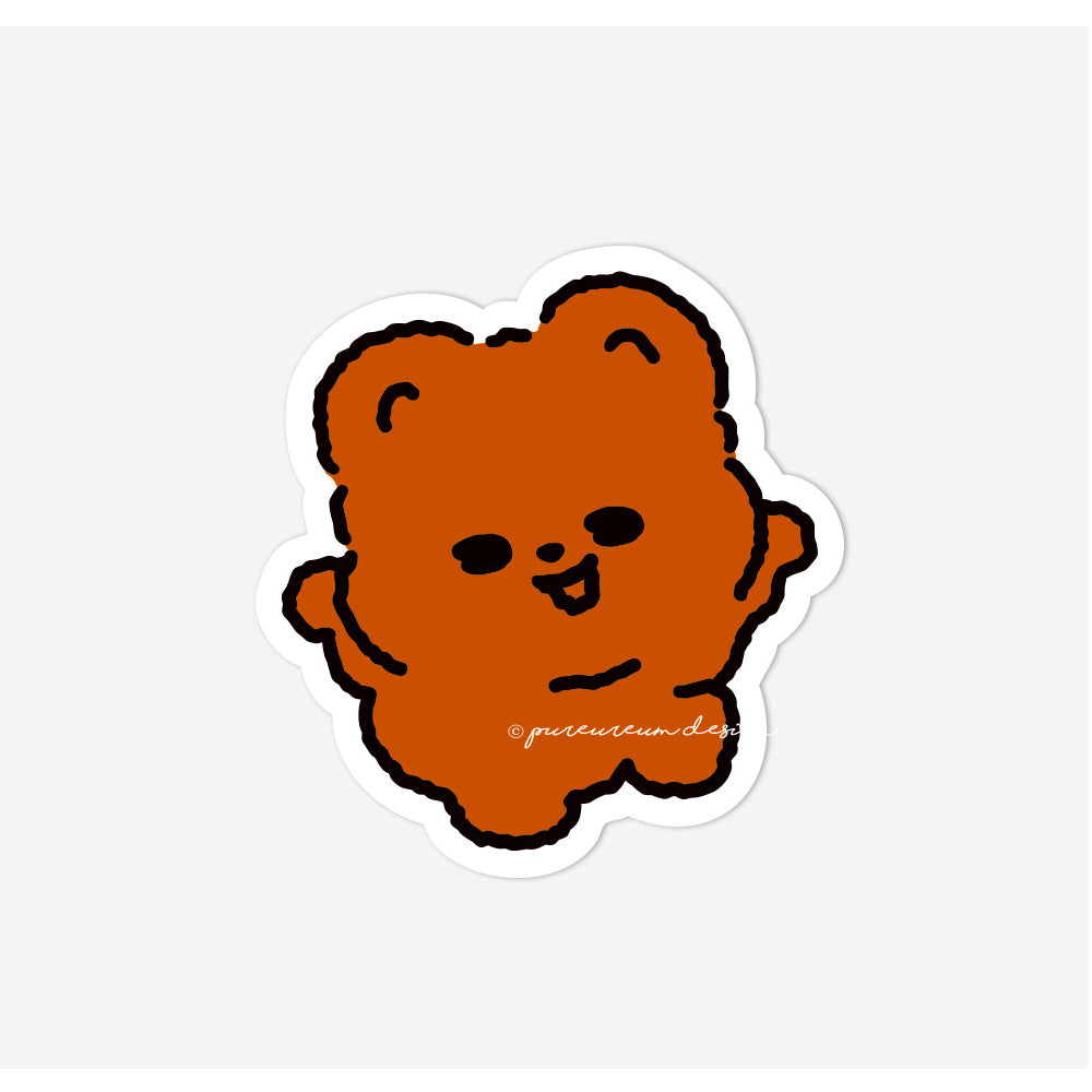 Pureureum Design - Cupid Bear Dance Dance Dance Piece Sticker