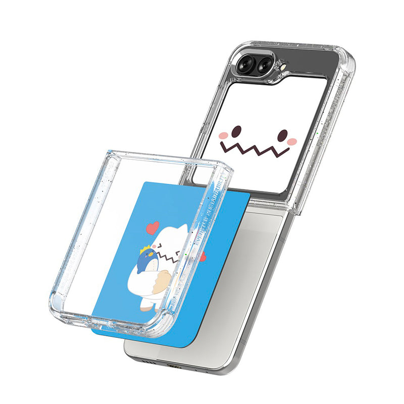 SLBS - Tag Flat Case Clear Phone Case (Galaxy Z Flip5) – Harumio