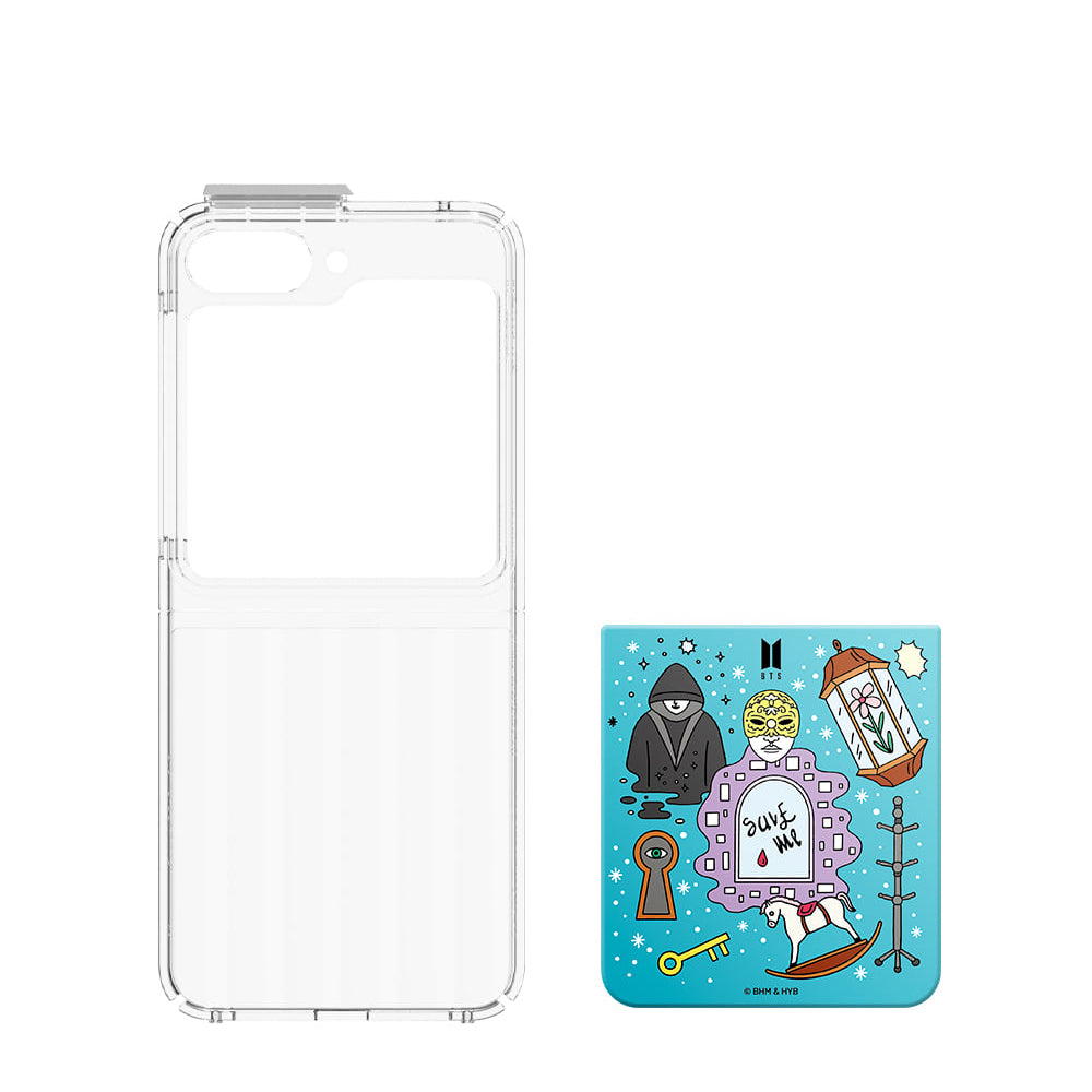 SLBS - BTS Music Theme FAKE LOVE Flip Suit Card Case Set