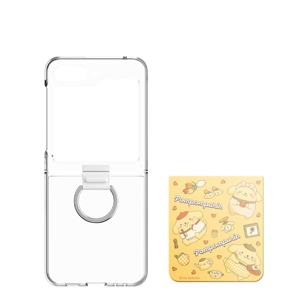 SLBS - Pompompurin Ring Suit Case (Galaxy Z Flip5)