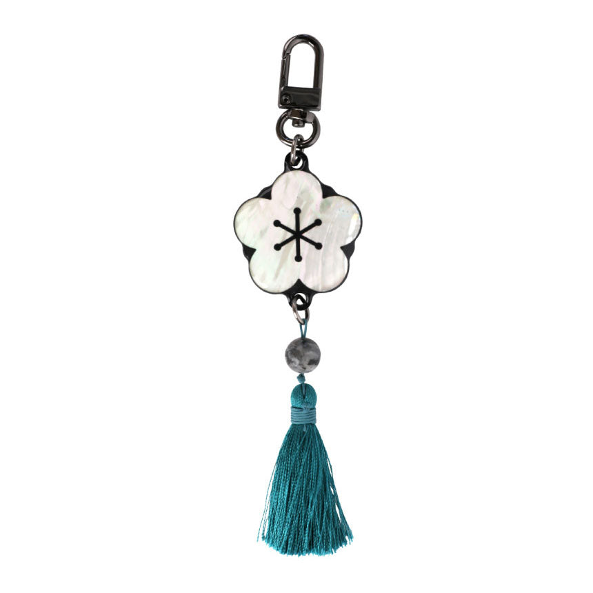 Return of the Blossoming Blade - Mother-of-Pearl Keyring