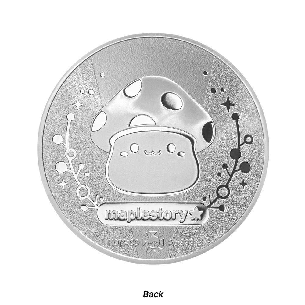 Korea Mint Corporation - MapleStory 20th Anniversary Gold-plated Silver Medal