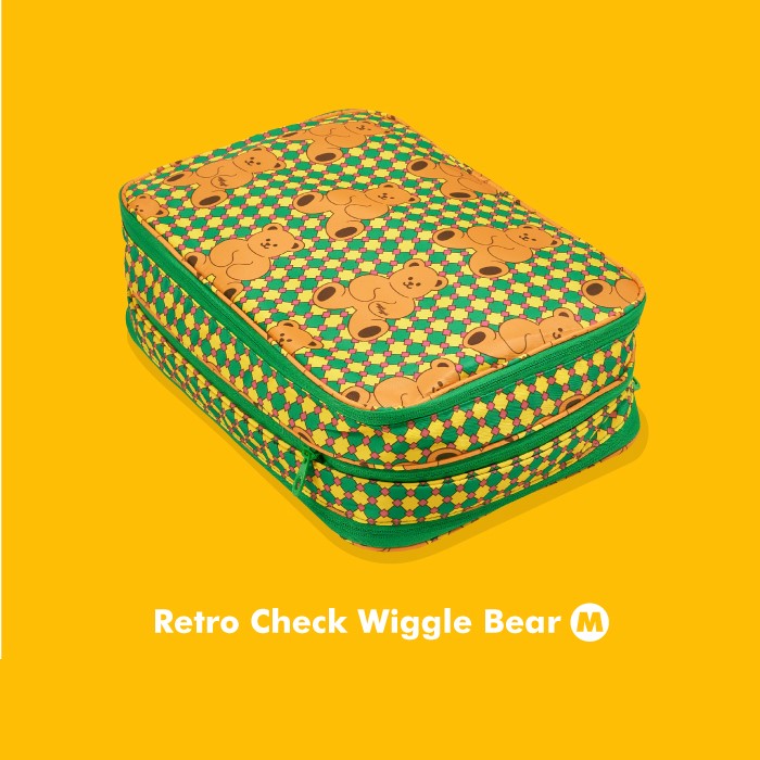 Wiggle Wiggle - Retro Check Travel Compression Pouch