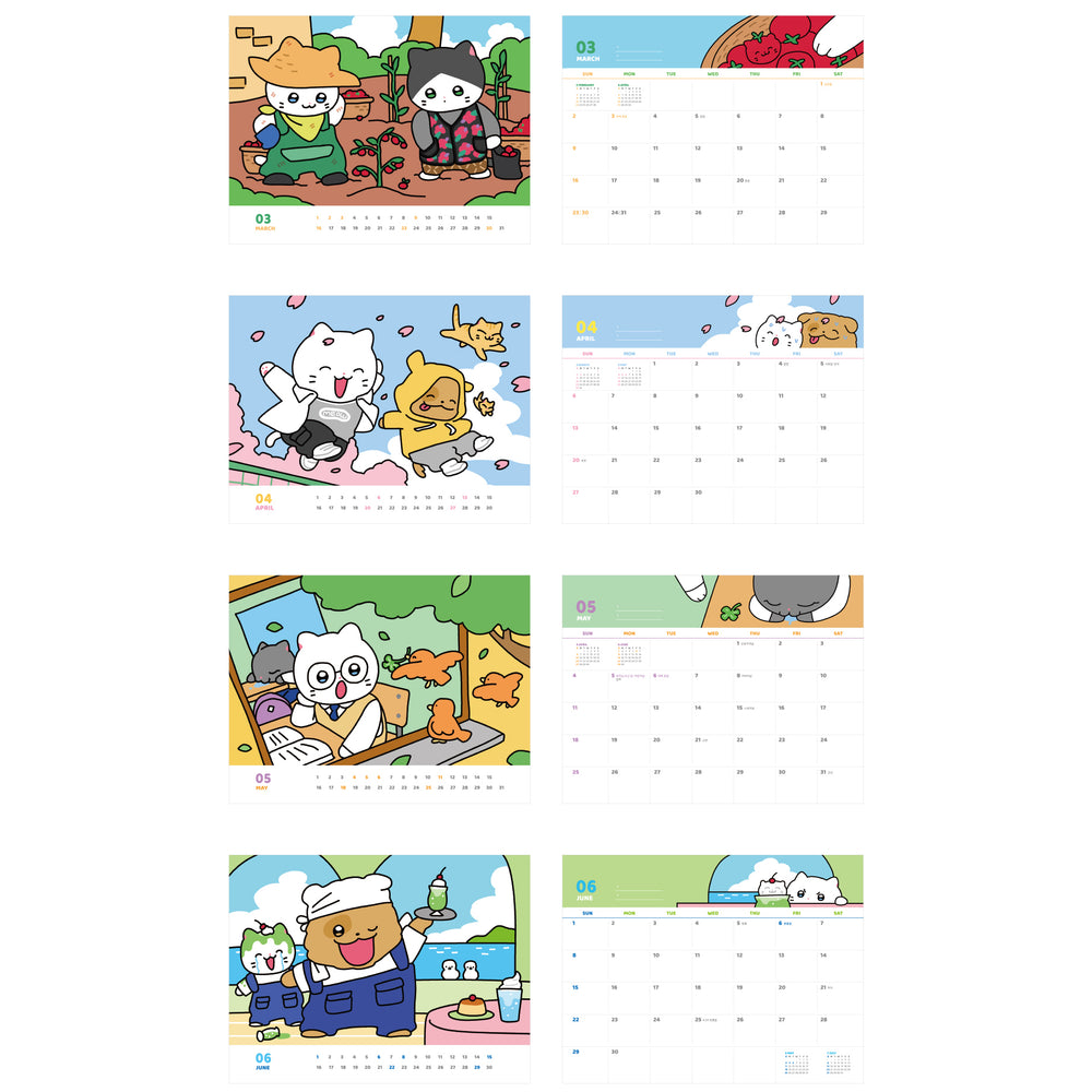 Meow Man - 2025 Desk Calendar