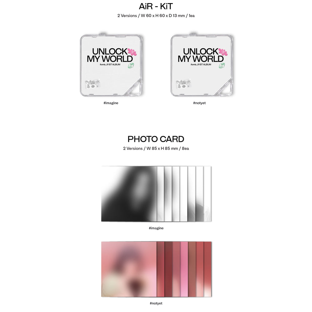 Fromis_9 - Unlock My World : 1st Album (KiT Version)