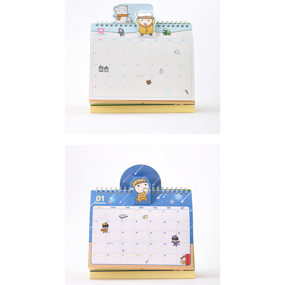 Maru Is a Puppy - Maru Gangjwi 2025 Pop-up Desk Calendar