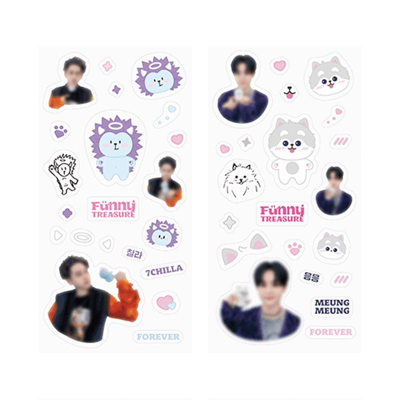 TREASURE - Funny Treasure - Clear Sticker Set