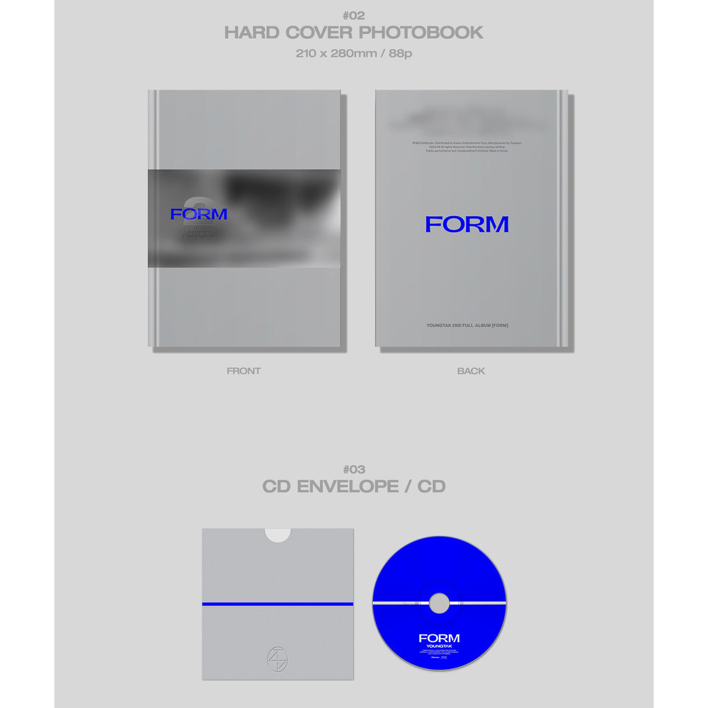 YOUNG TAK - Form : 2nd Album (Photobook Version)