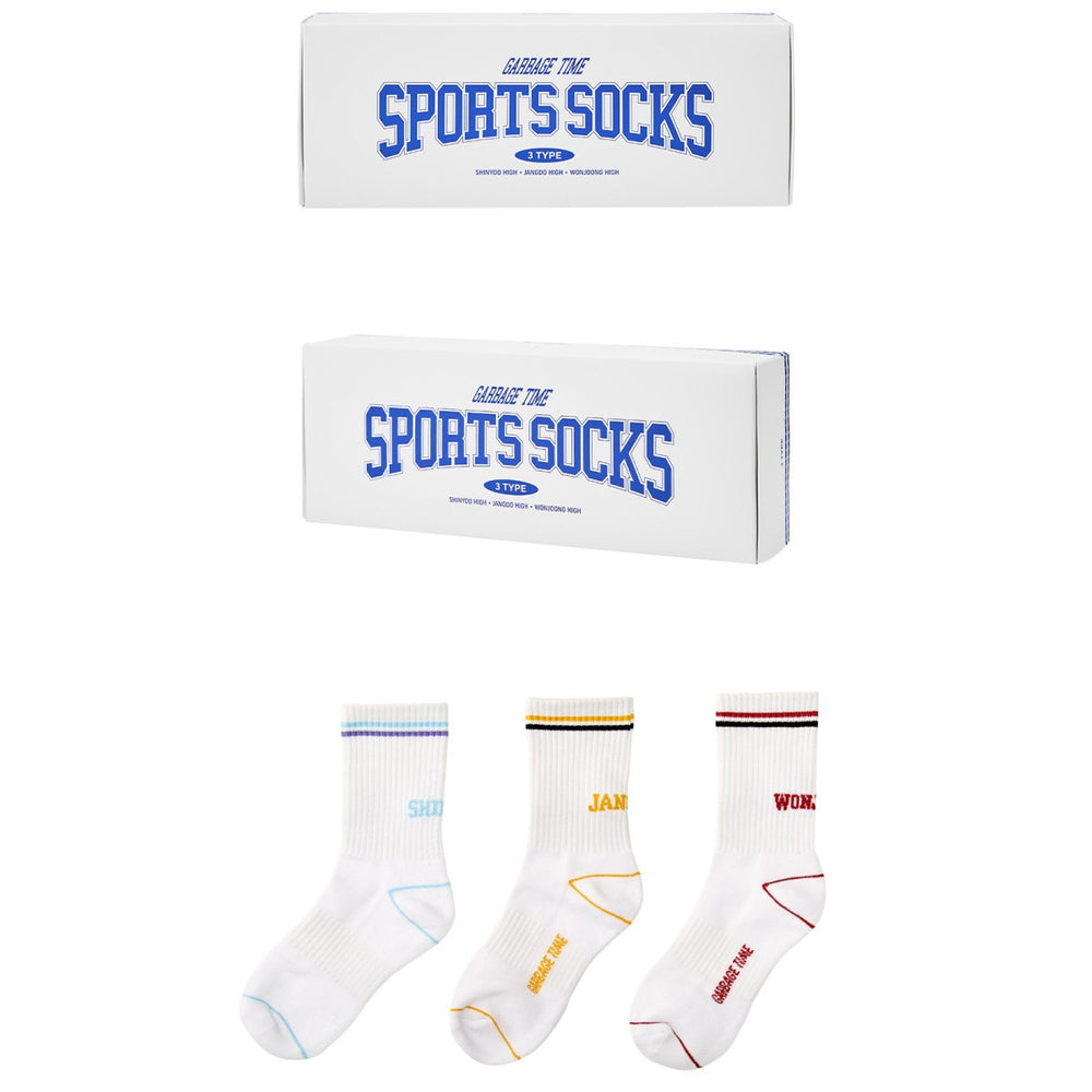 Garbage Time - Sports Mid Calf Socks Set