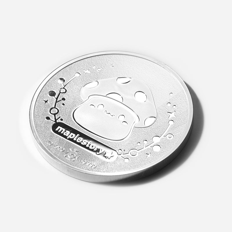 Korea Mint Corporation - MapleStory 20th Anniversary Gold-plated Silver Medal