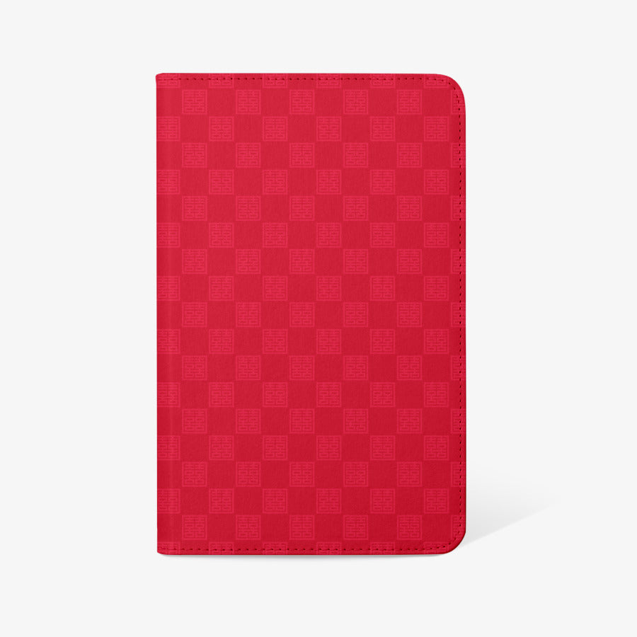 studioAM - Red Korean Paper Leather Notebook Cover