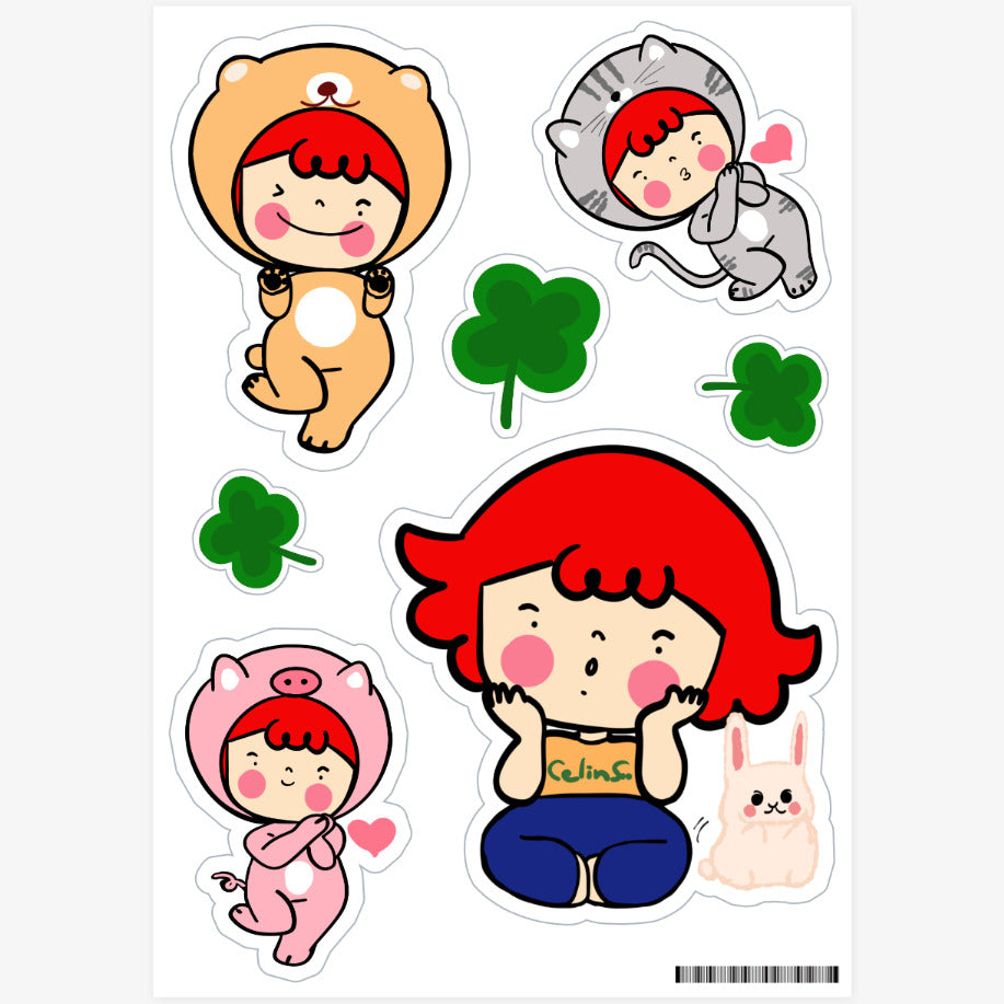 CelinSoo - Clover Ttung Tung Sticker