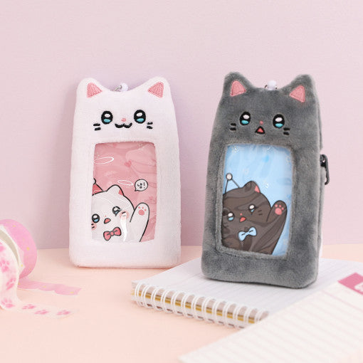 Meow Man - Plush Photocard Holder