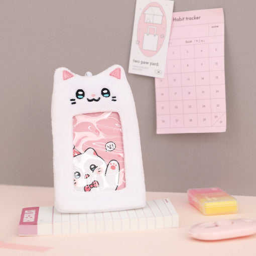 Meow Man - Plush Photocard Holder