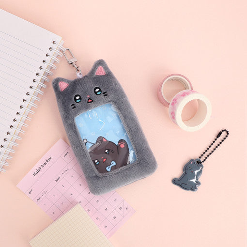 Meow Man - Plush Photocard Holder