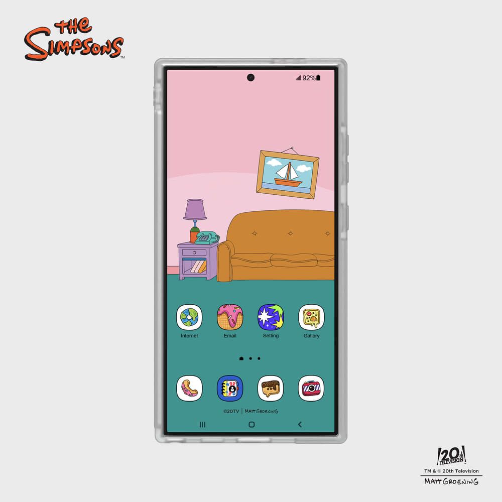 SLBS - The Simpsons Family Impression Case (Galaxy S24 Series)